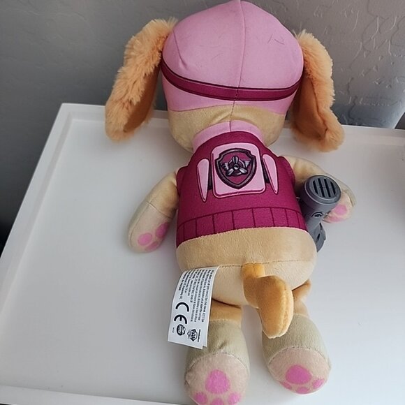 Paw Patrol 13 Snuggle Up Skye Plush Stuffed Toy W/ Flashlight Talks Working - Picture 3 of 4